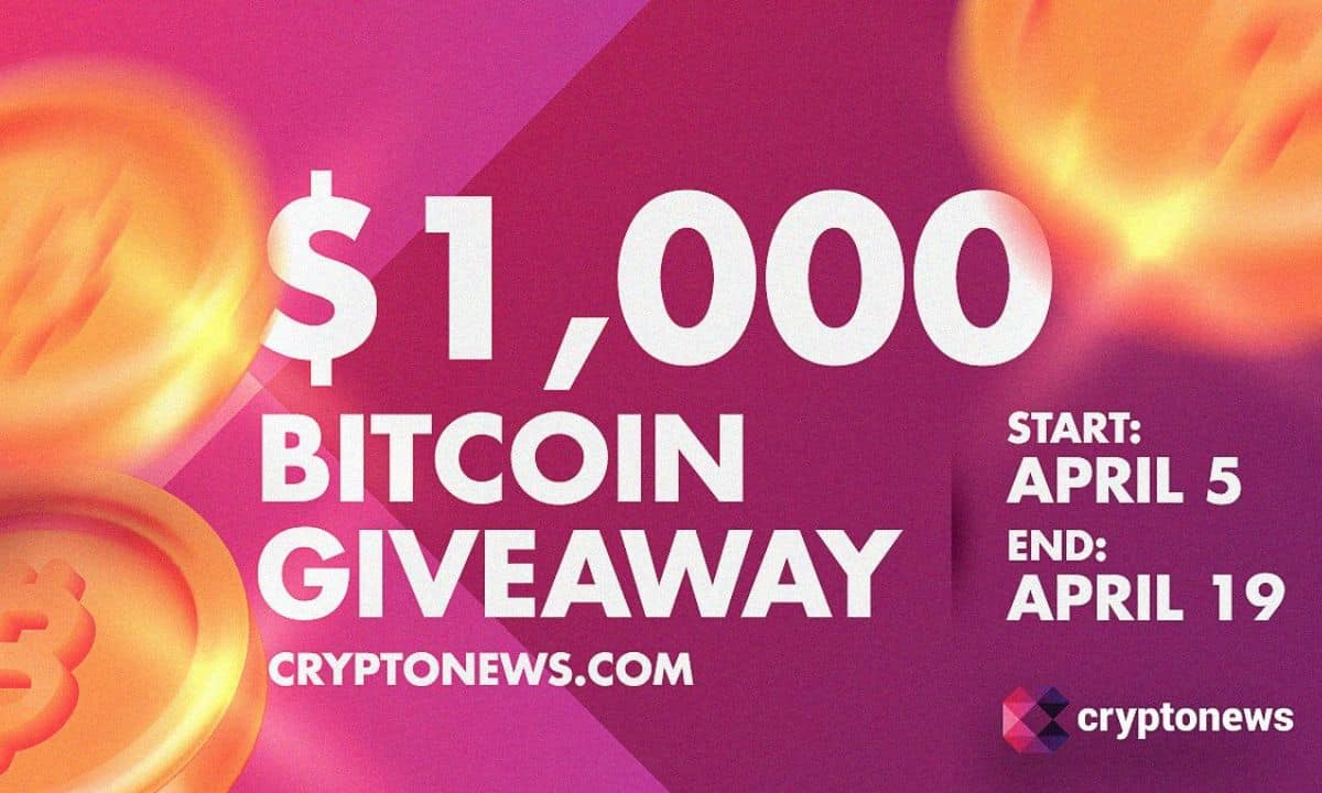 Giveaway di Cryptonews.com: Vinci $1,000 in Bitcoin! Ecco tutto quello che devi sapere