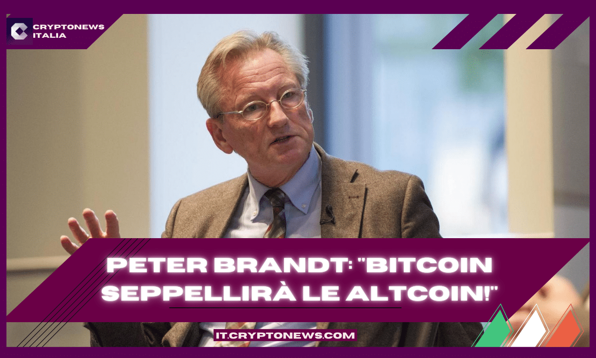 Peter Brandt: "Bitcoin seppellirà le altcoin!"