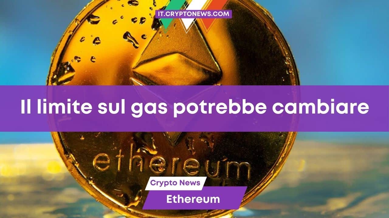Vitalik Buterin vuole aumentare i costi del Gas di Ethereum
