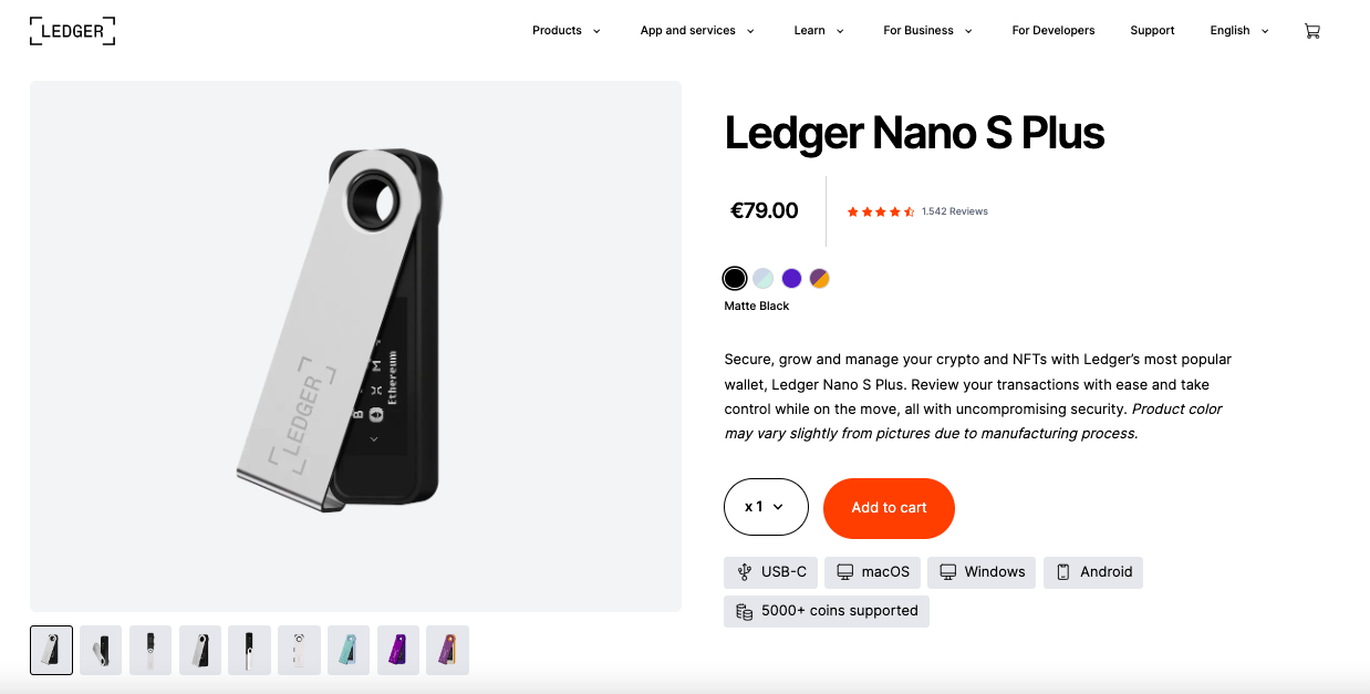 Ledger Nano S Plus recensione
